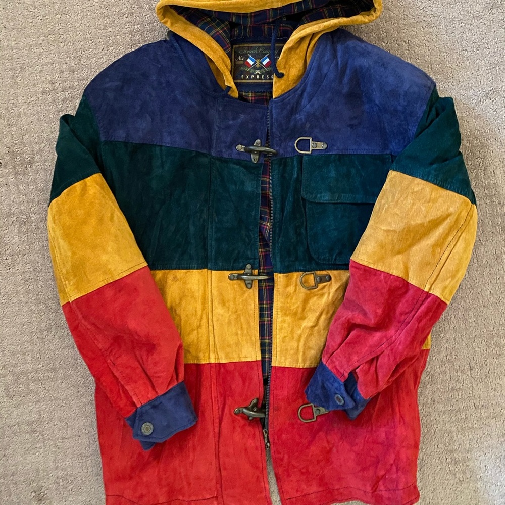 Express Leather/Suede coat